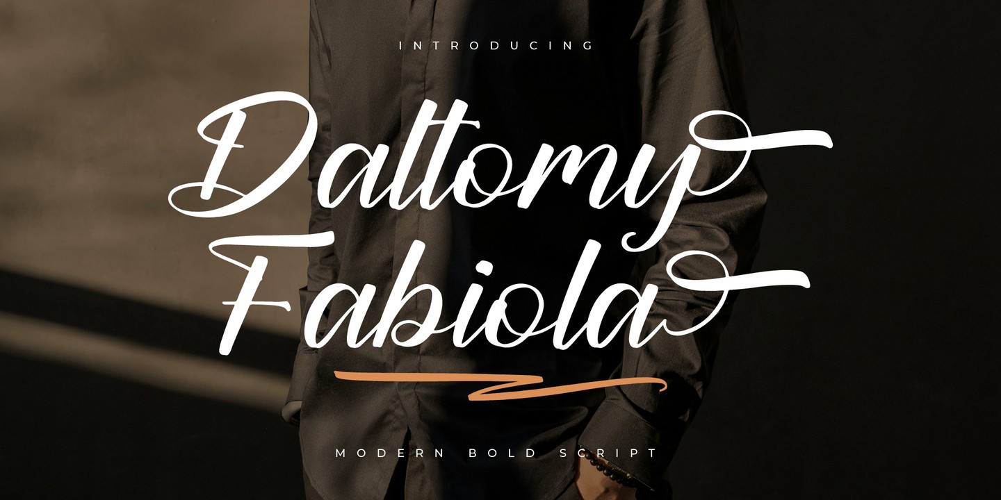 Schriftart Daltomy Fabiola