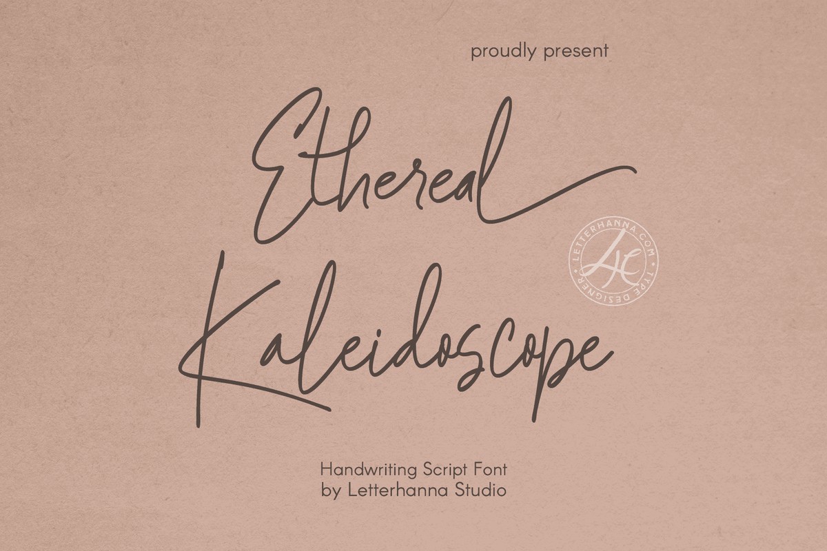 Schriftart Ethereal Kaleidoscope