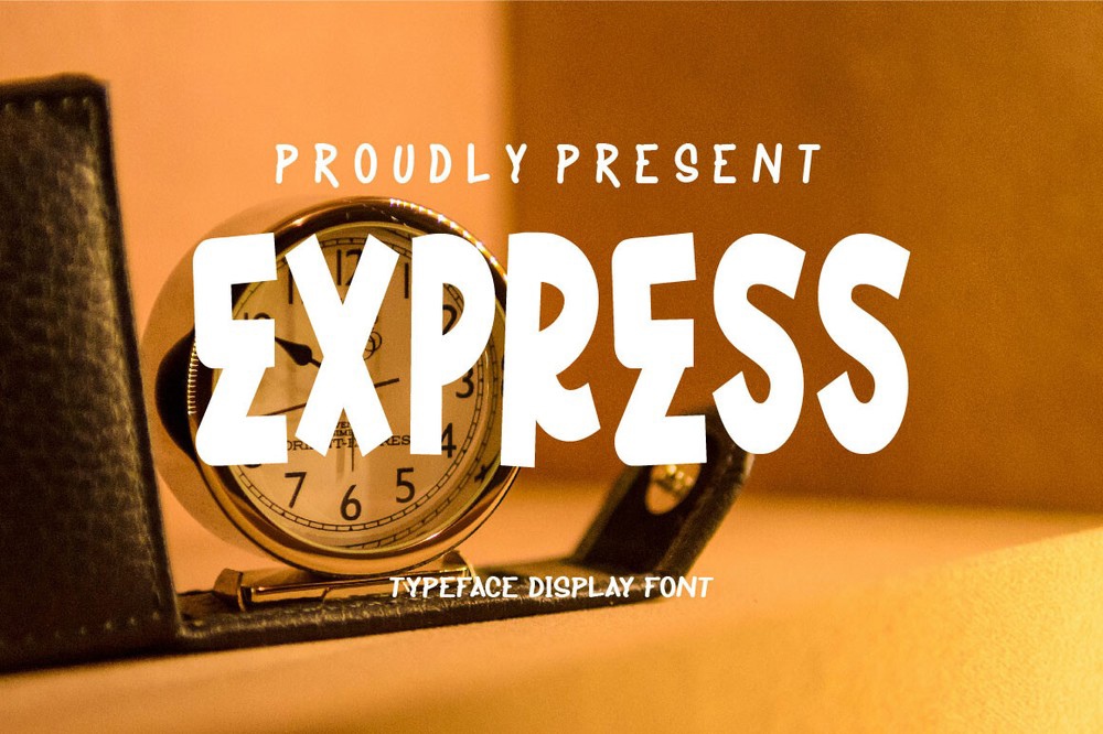 Schriftart Express