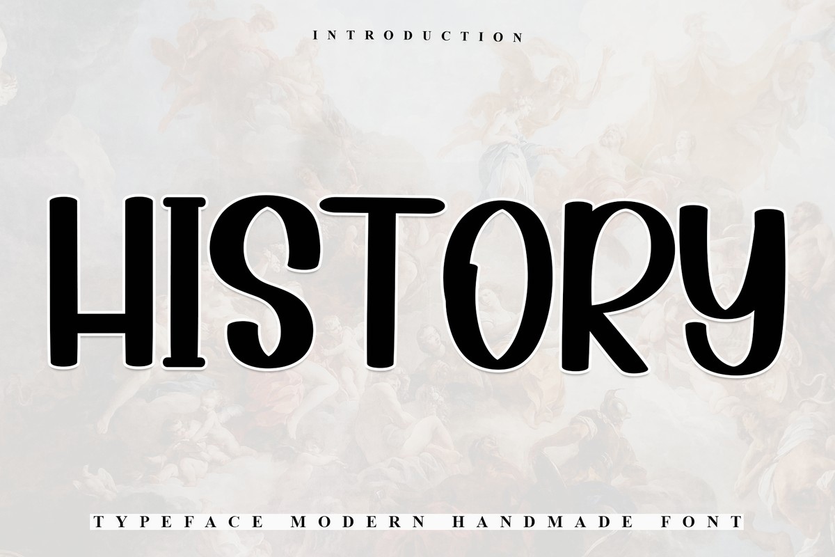 Schriftart Histor