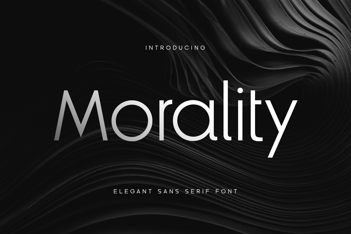 Schriftart Morality