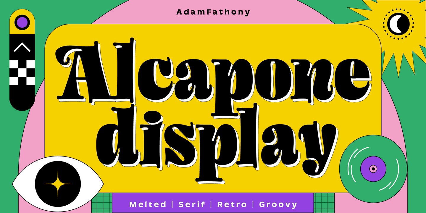 Schriftart Alcapone