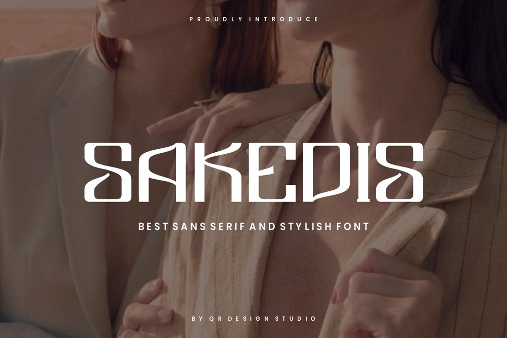 Schriftart Sakedis