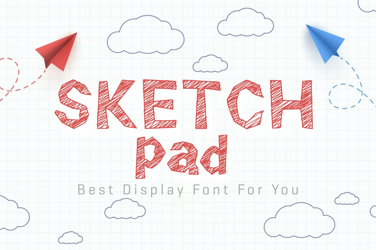 Schriftart Sketch Pad