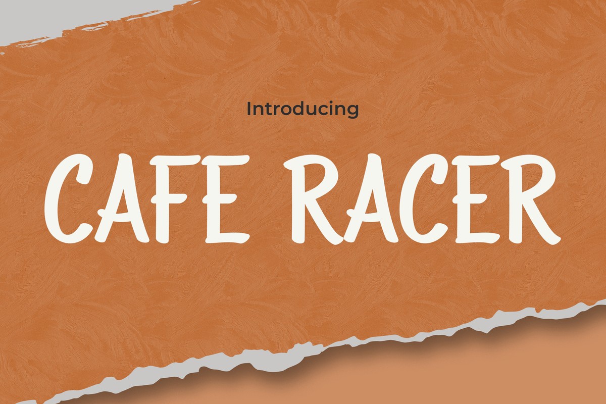 Schriftart Cafe Racer