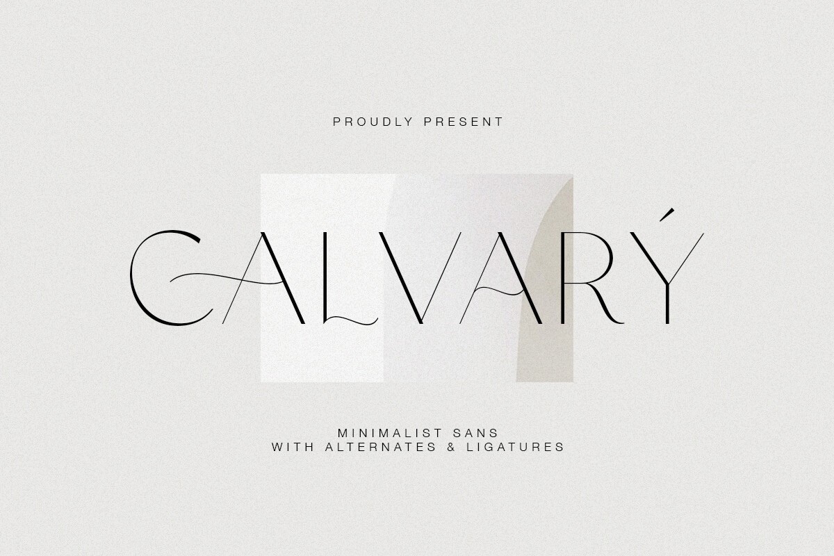 Schriftart Calvary