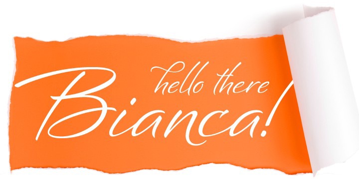 Schriftart Bianca