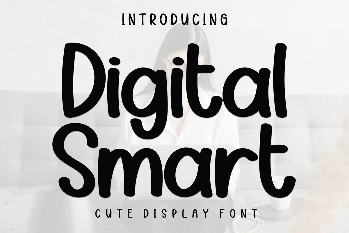 Schriftart Digital Smart