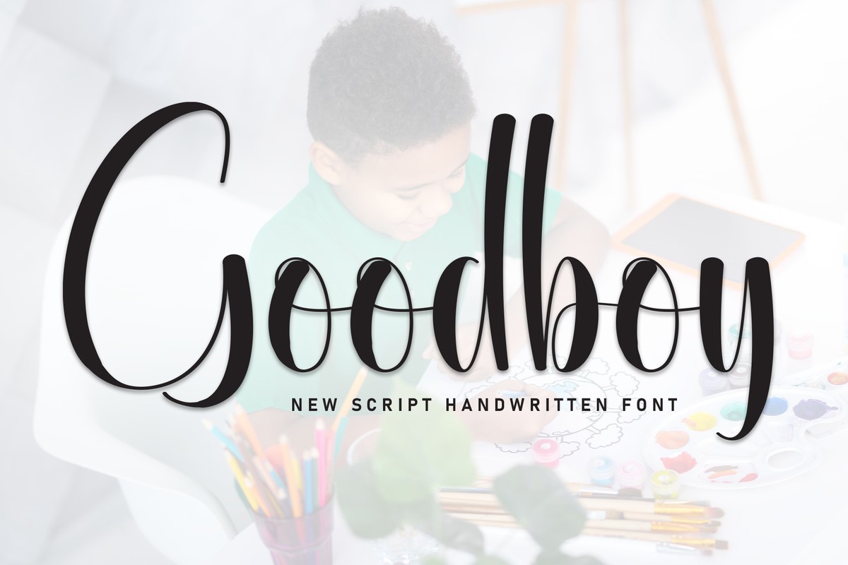 Schriftart Goodboy