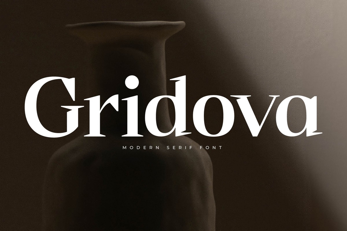 Schriftart Gridova