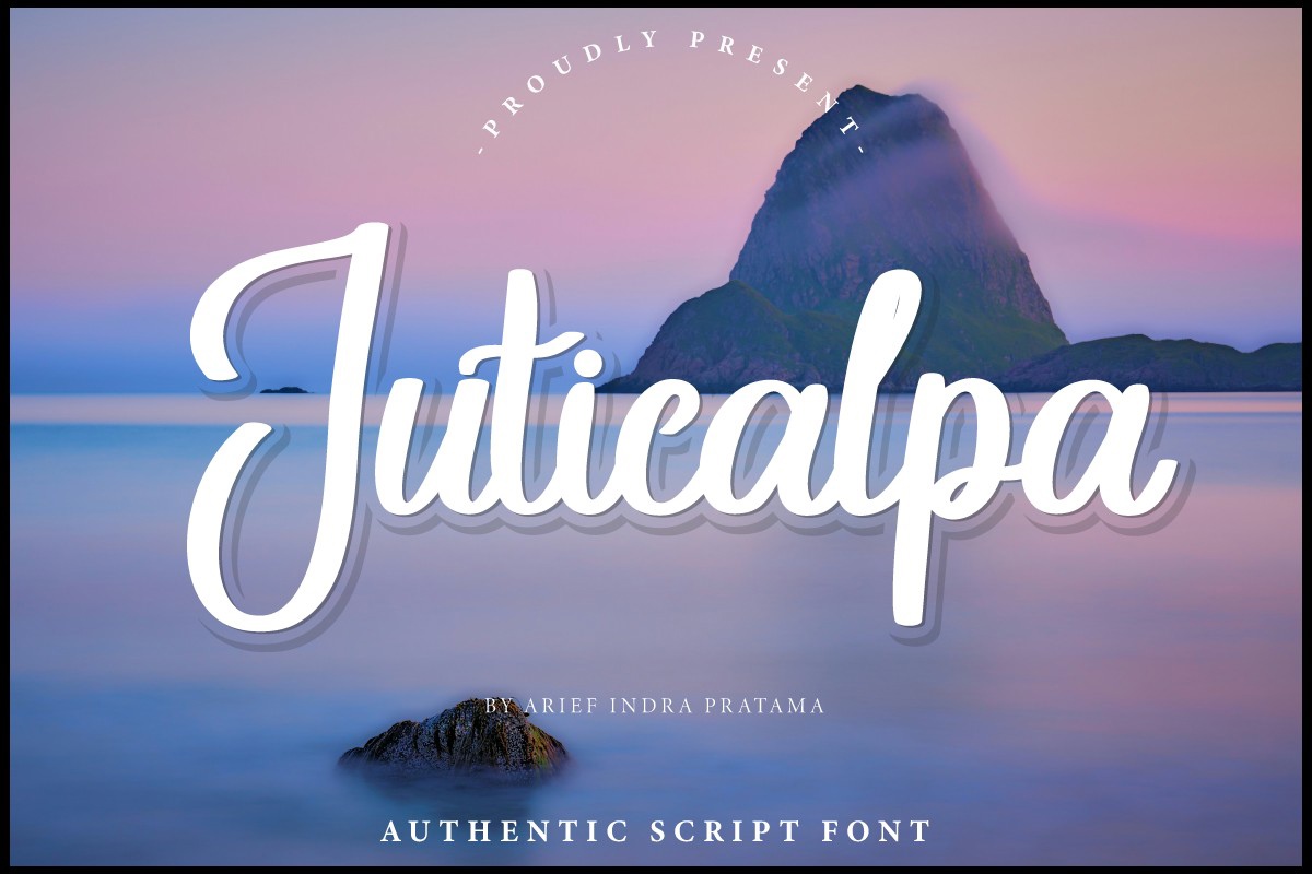 Schriftart Juticalpa