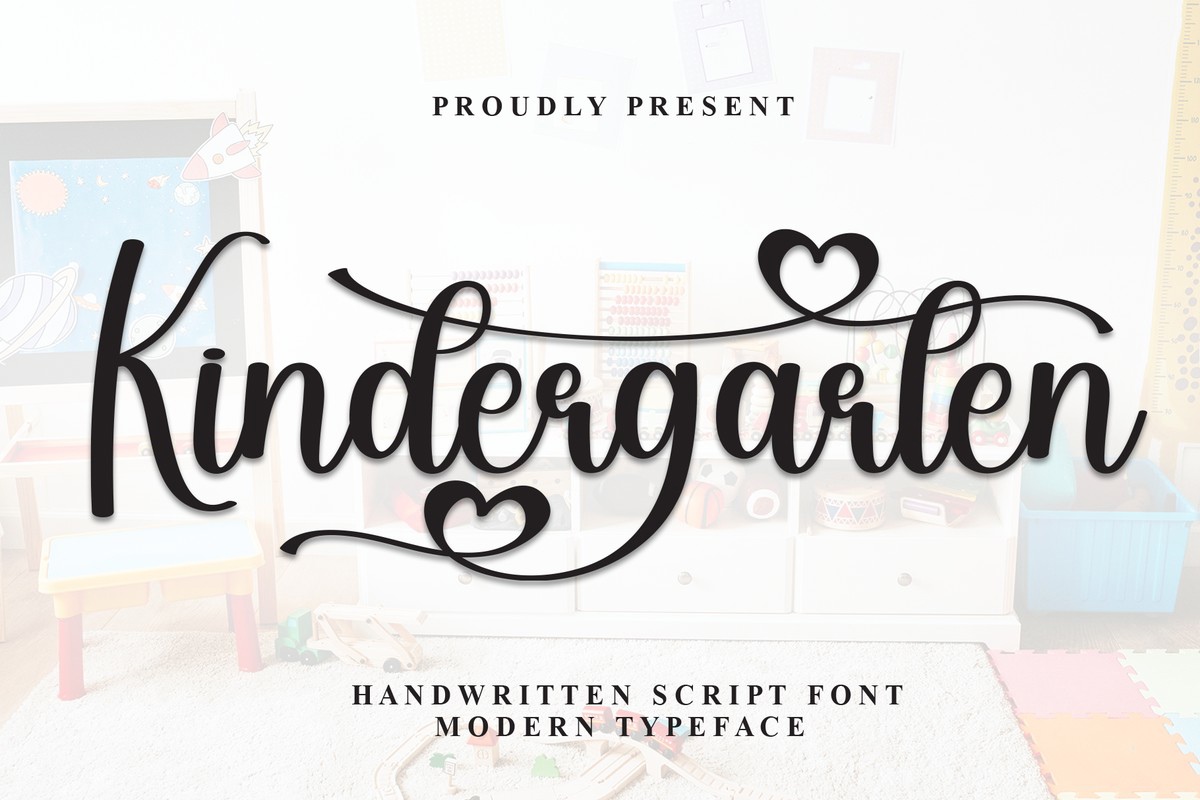 Schriftart Kindergarten