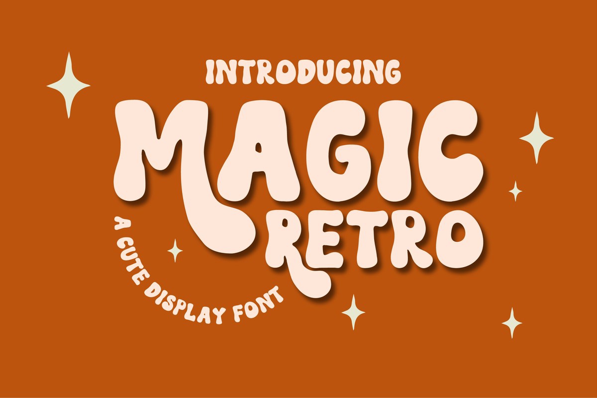 Schriftart Magic Retro