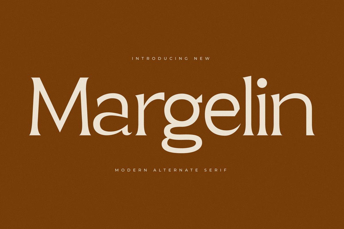 Schriftart Margelin