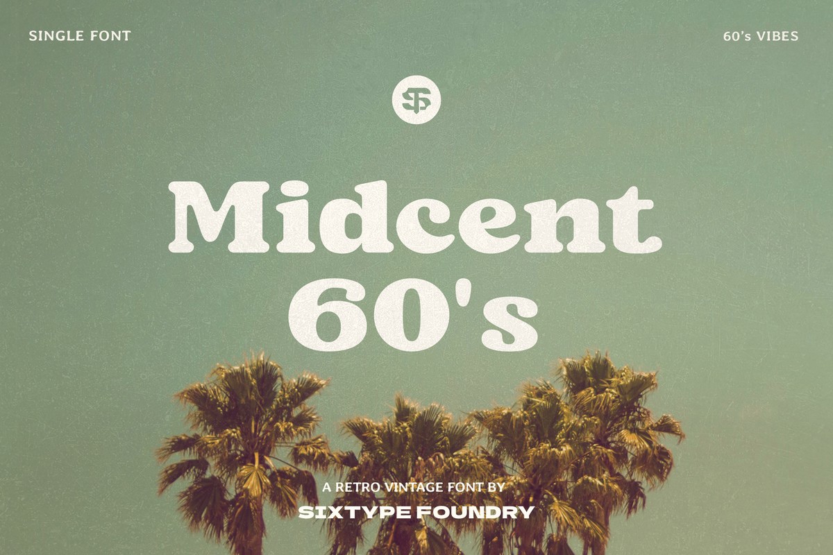 Schriftart Midcent 60s