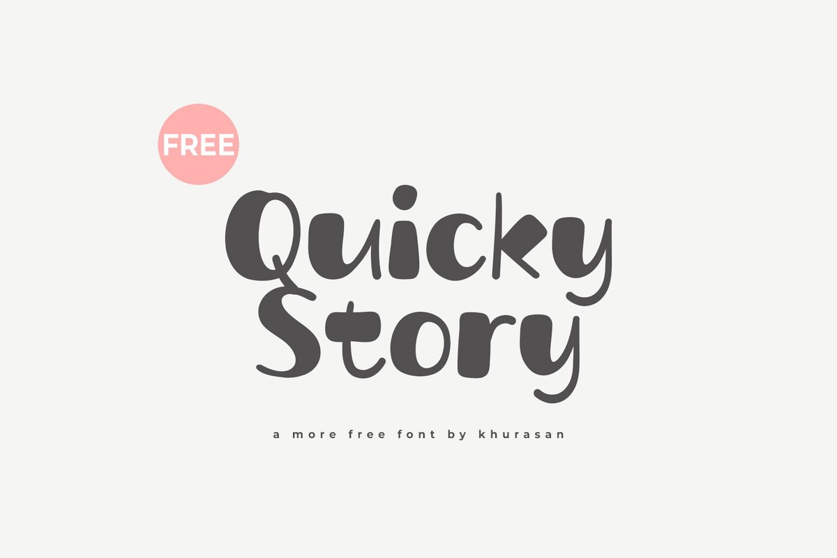 Schriftart Quicky Story