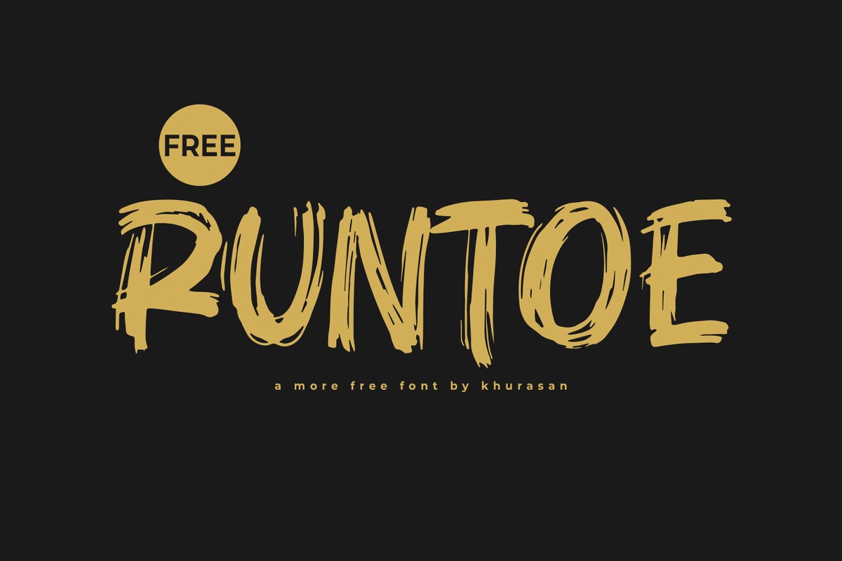 Schriftart Runtoe