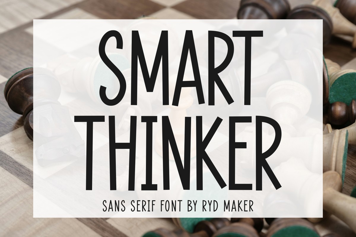 Schriftart Smart Thinker