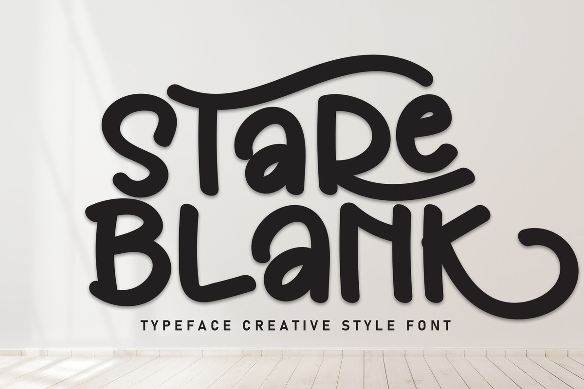 Schriftart Stare Blank