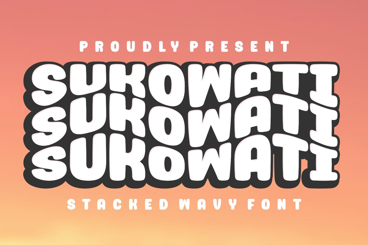 Schriftart Sukowati