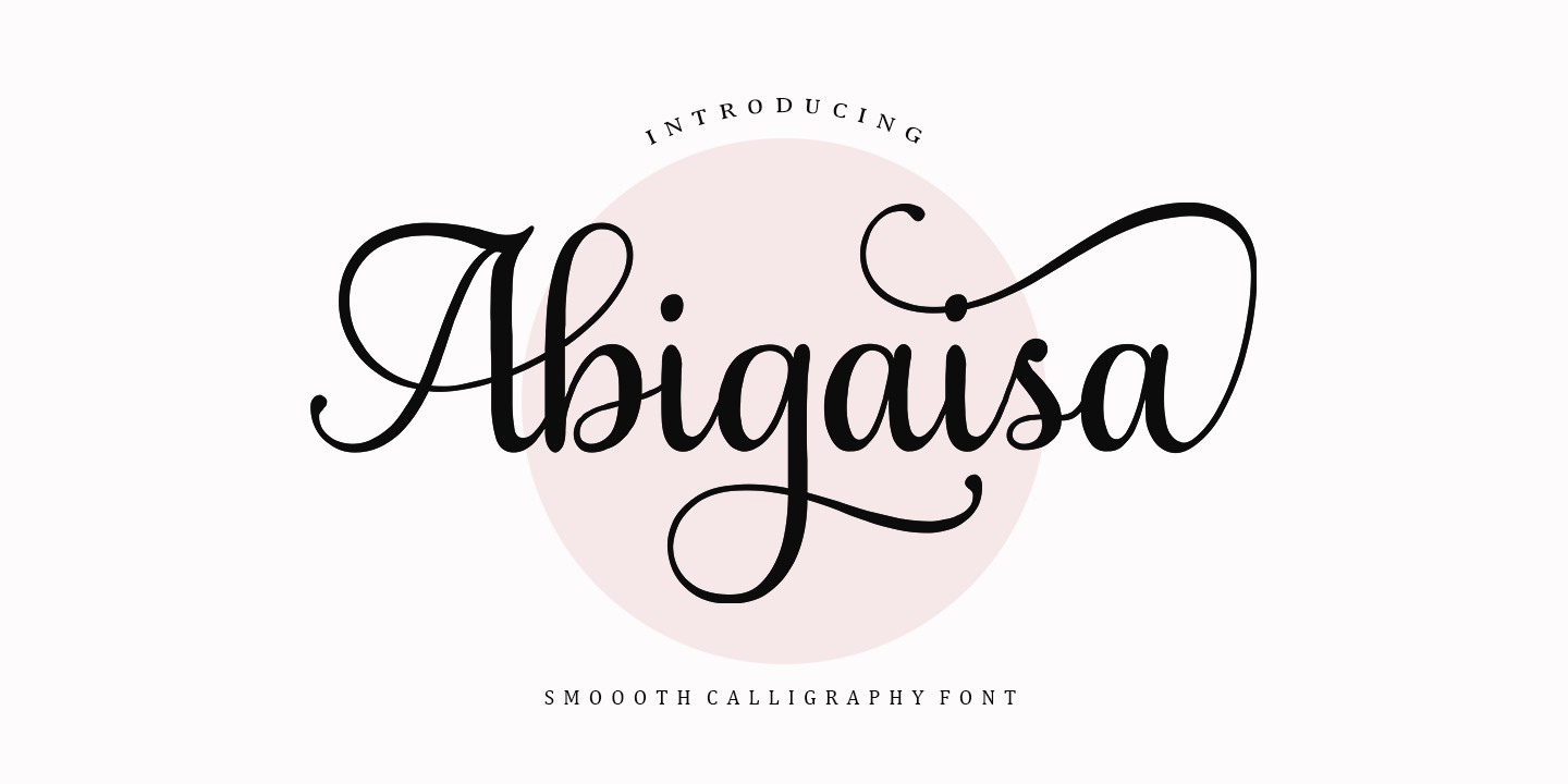 Schriftart Abigaisa