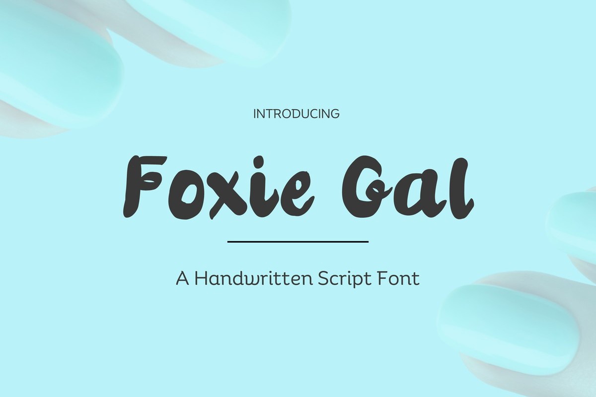 Schriftart Foxie Gal