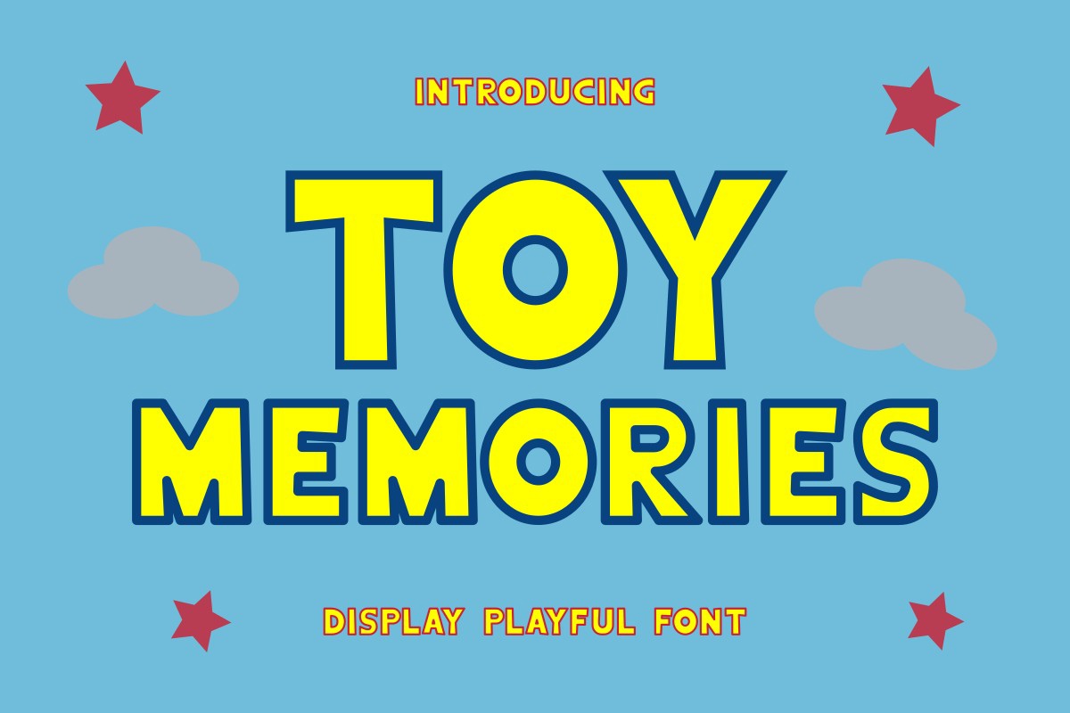 Schriftart Toy Memories