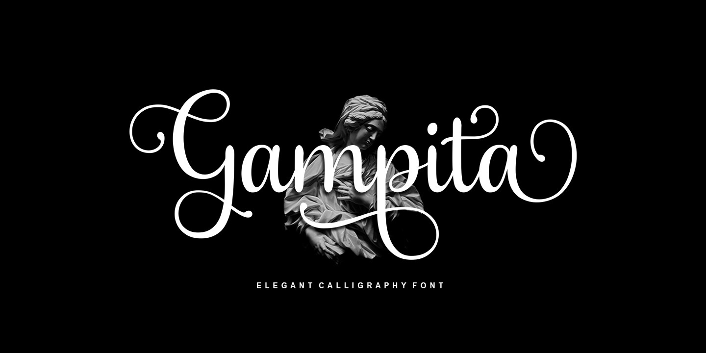 Schriftart Gampita