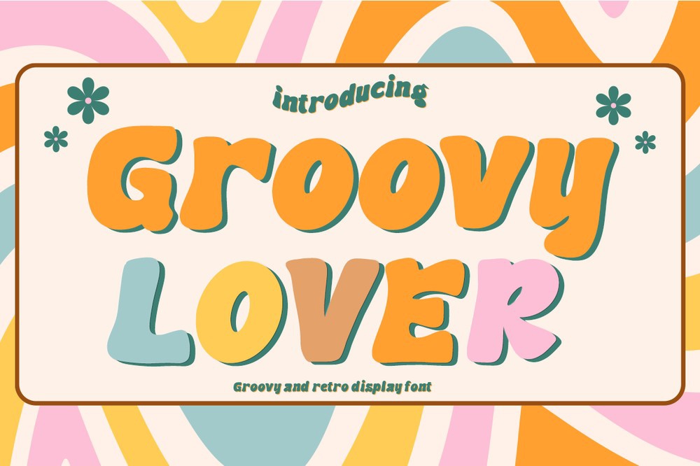 Schriftart Groovy Lover