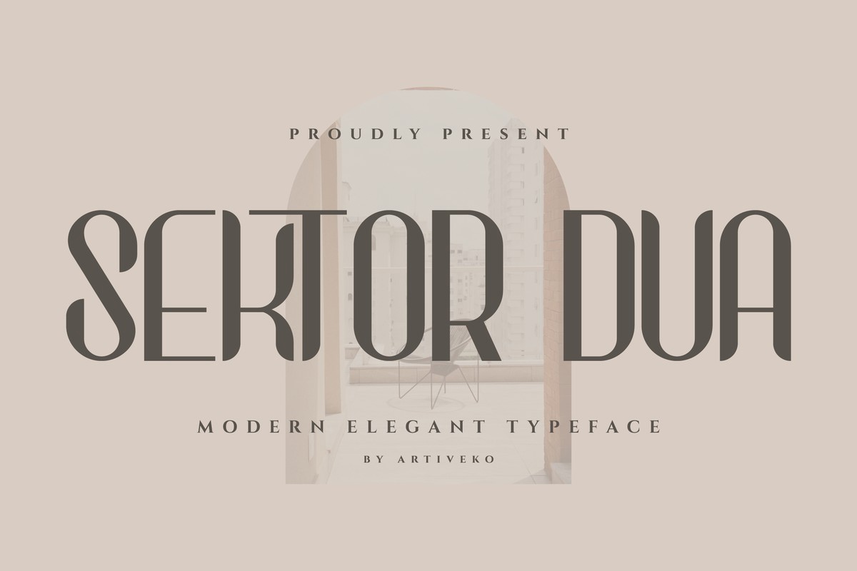 Schriftart Sektor Dua