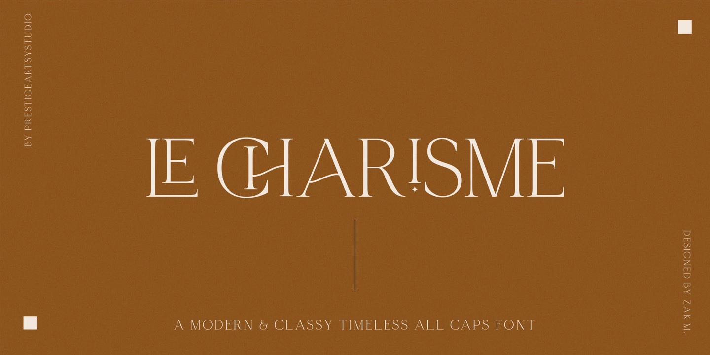 Schriftart Le Charisme