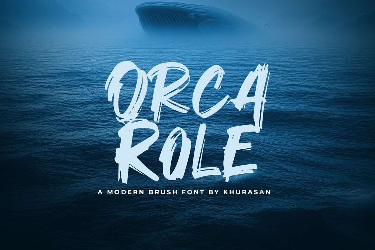 Schriftart Orca Role