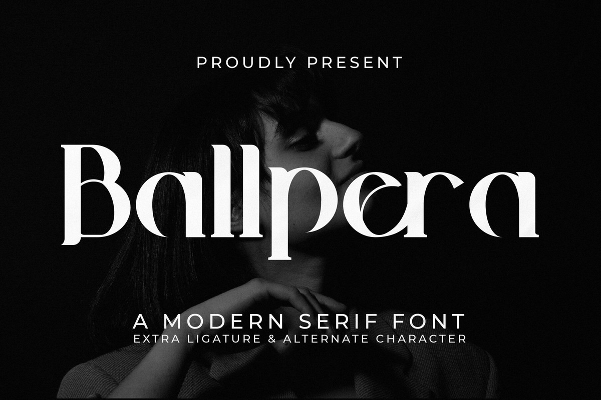 Schriftart Ballpera