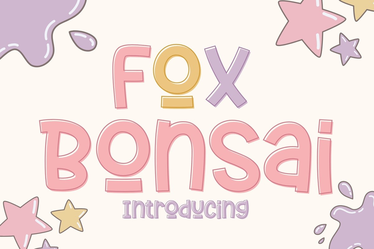 Schriftart Fox Bonsai