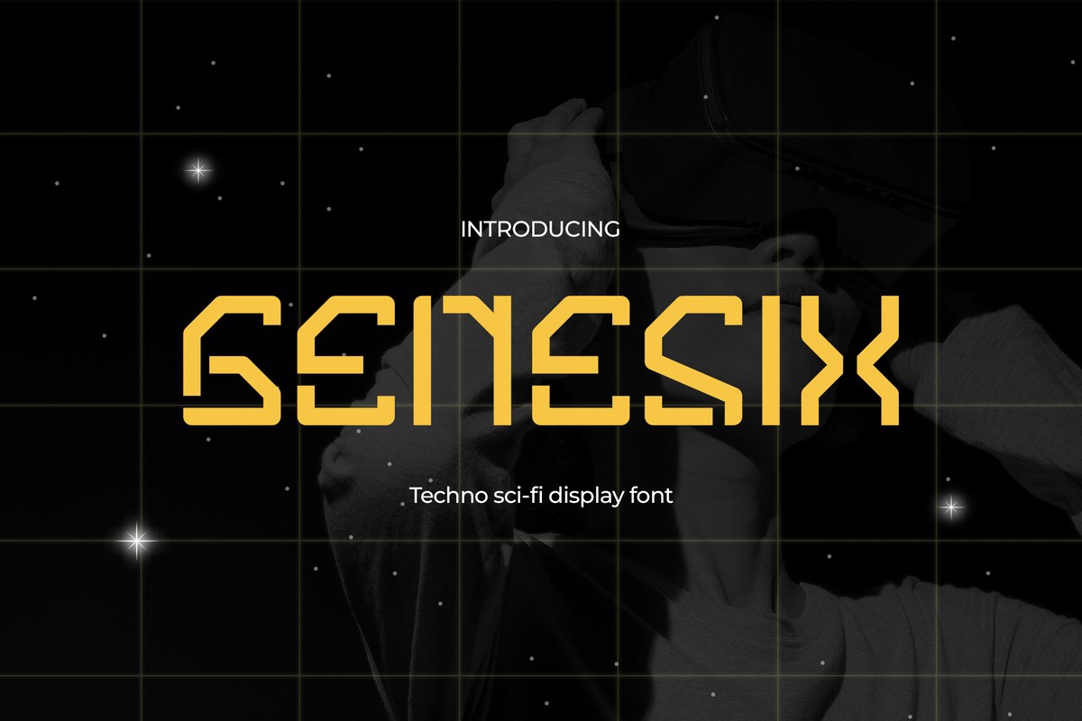 Schriftart Genesix