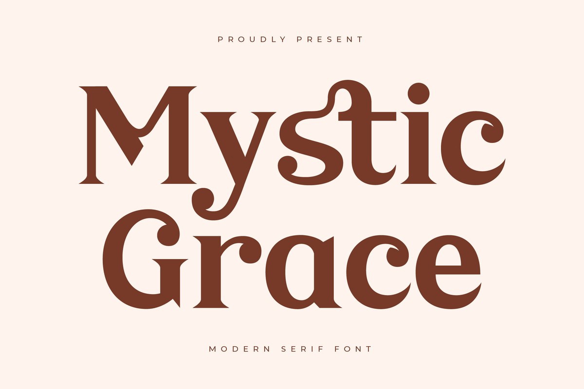 Schriftart Mystic Grace