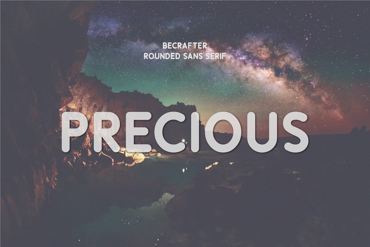 Schriftart Precious Rounded