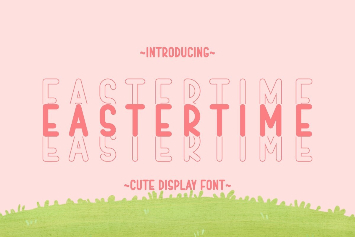 Schriftart Eastertime