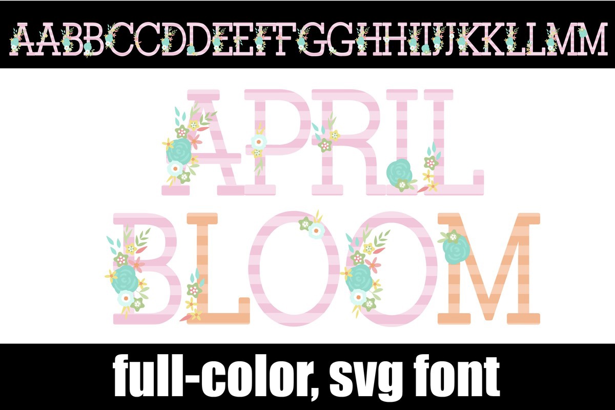 Schriftart April Bloom