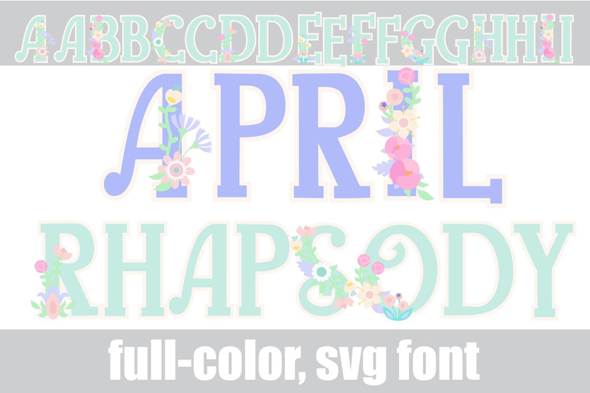 Schriftart April Rhapsody CF