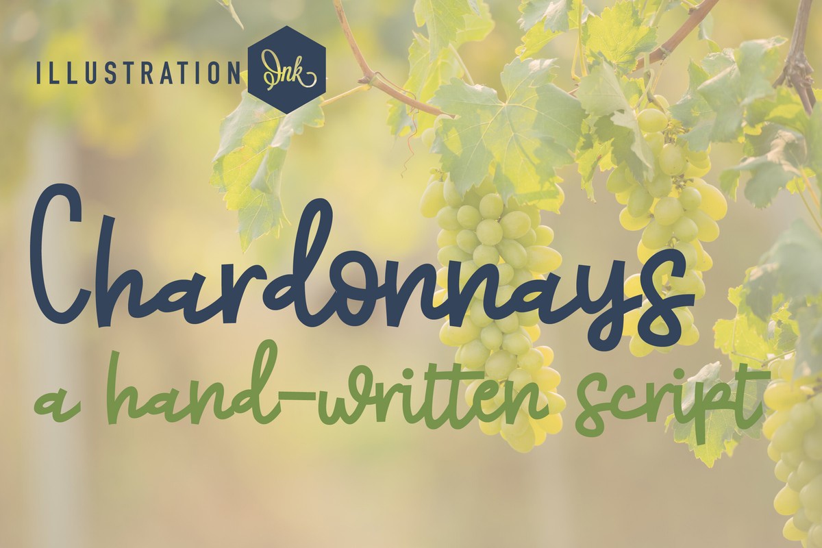 Schriftart ZP Chardonnays