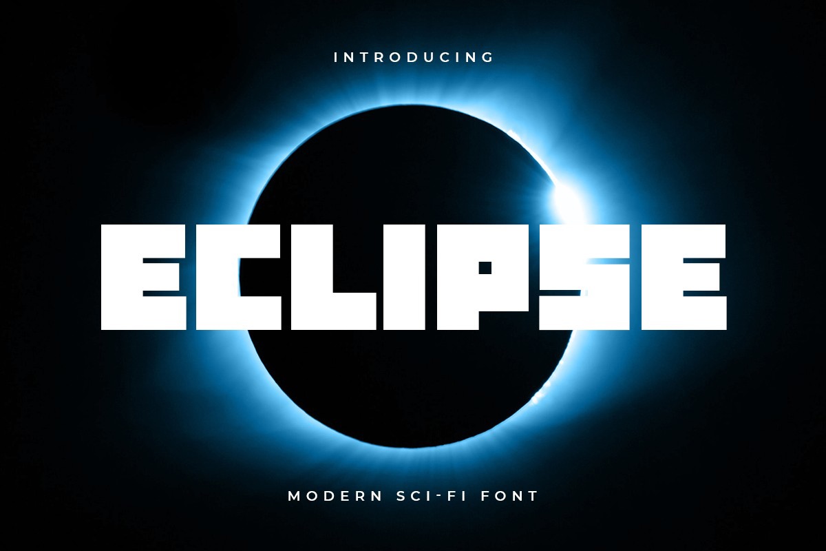 Schriftart Eclipse V2