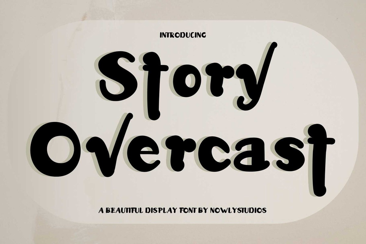 Schriftart Story Overcast