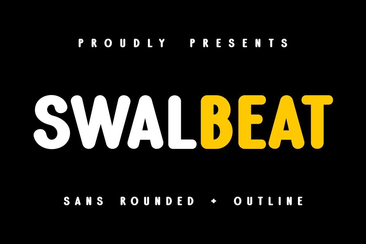 Schriftart Swalbeat