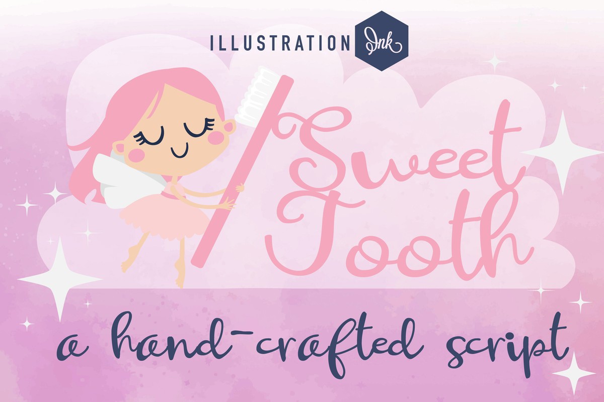 Schriftart ZP Sweet Tooth