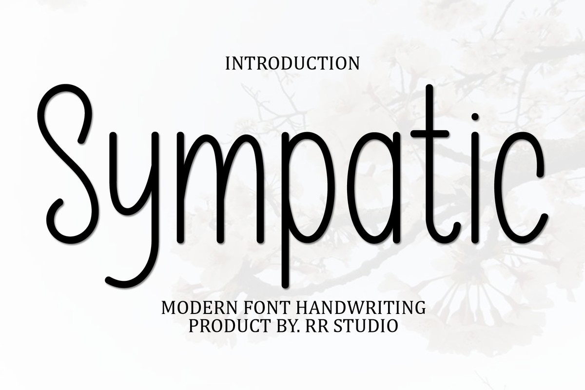 Schriftart Sympatic