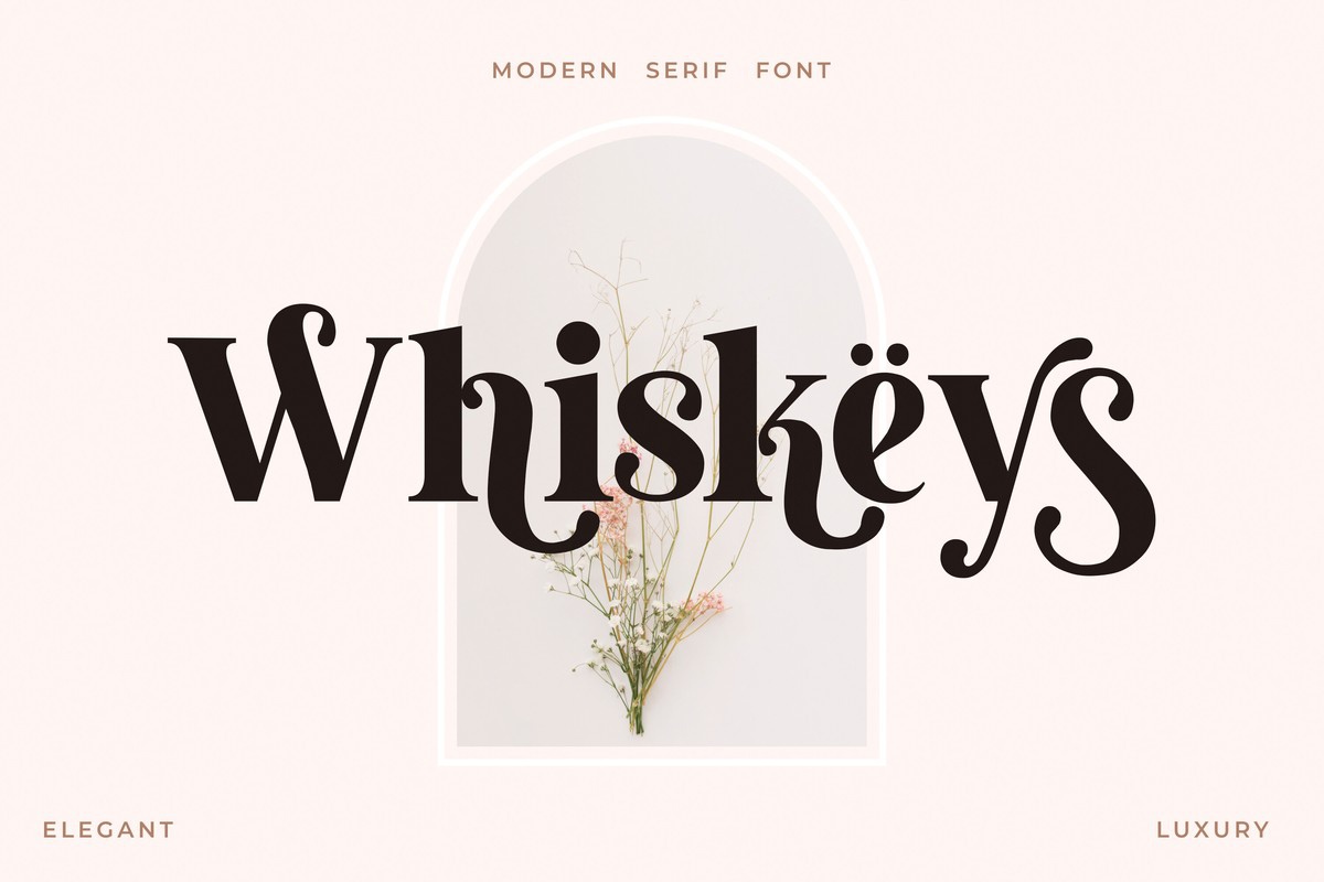 Schriftart Whiskeys