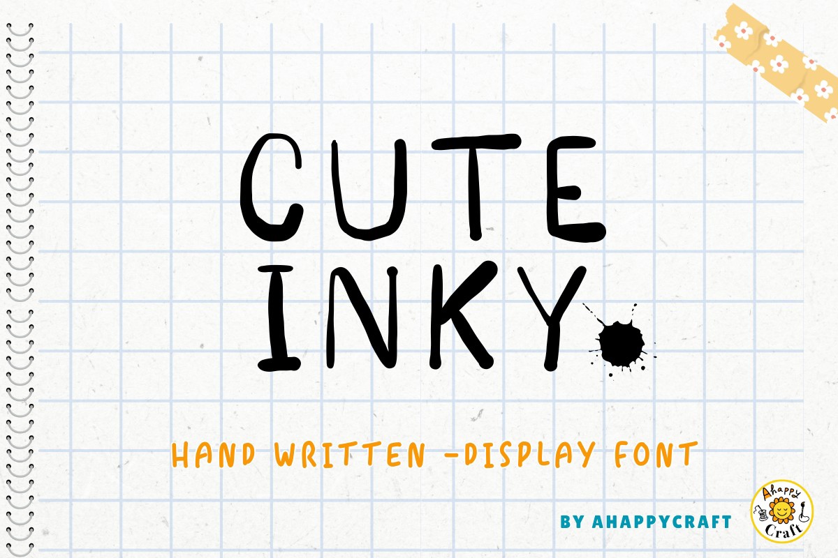 Schriftart Cute Inky