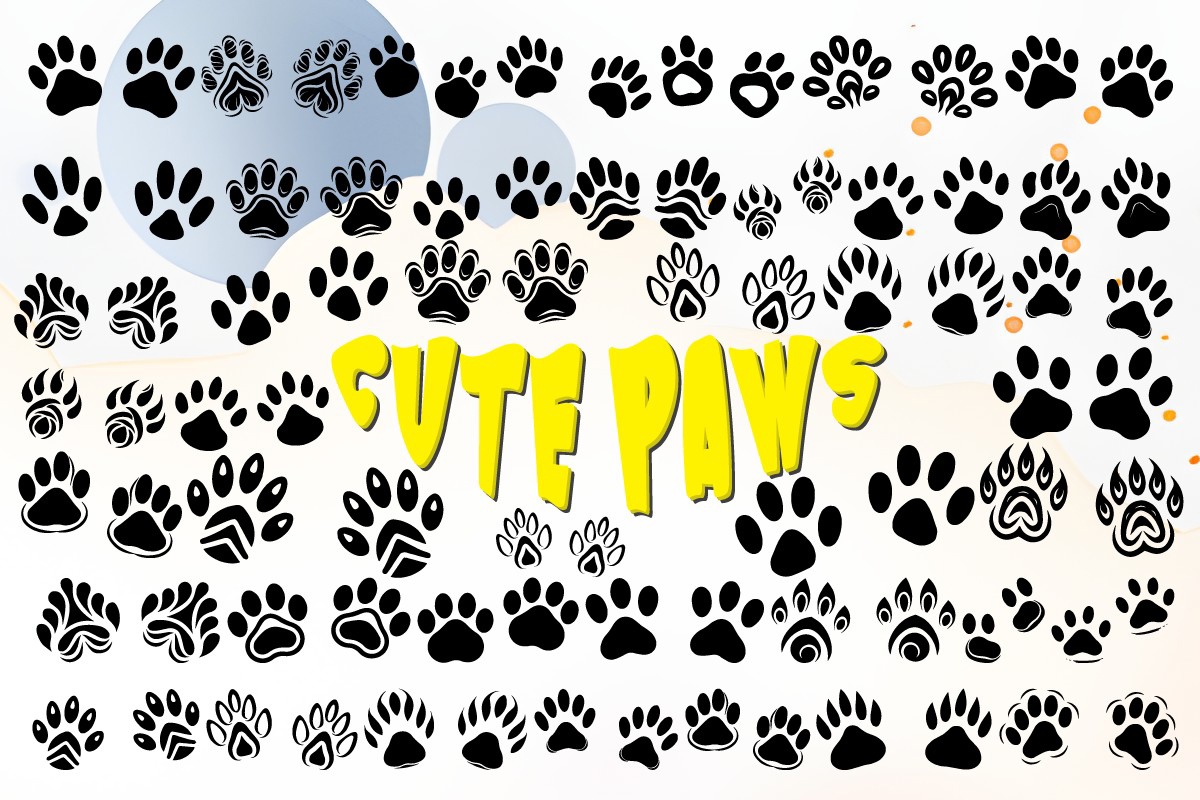 Schriftart Cute Paws