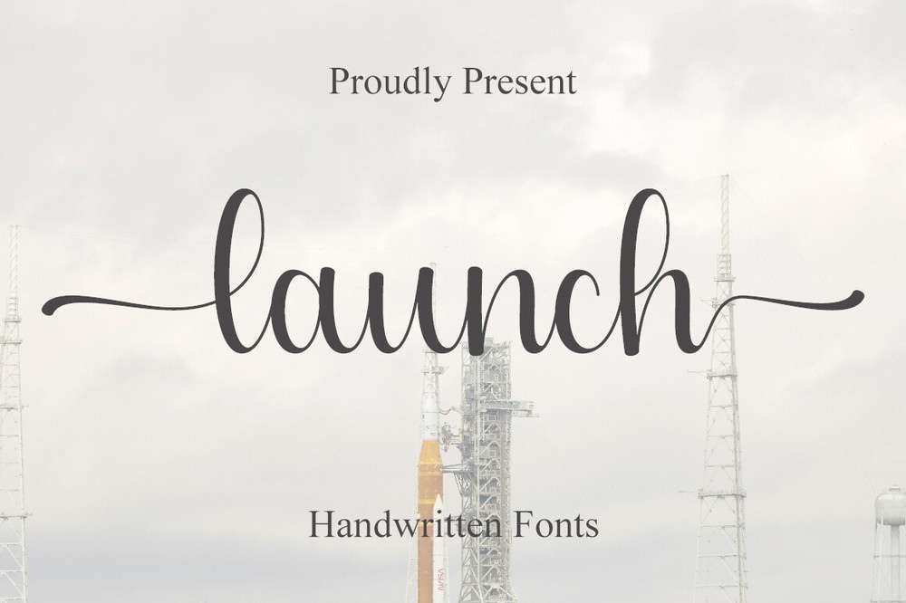 Schriftart Launch